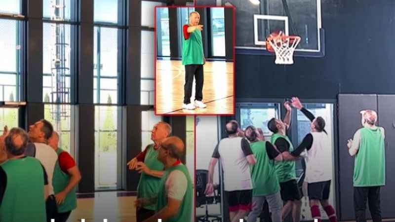 İşte Cumhurbaşkanı Erdoğan’ın basketbol performansı