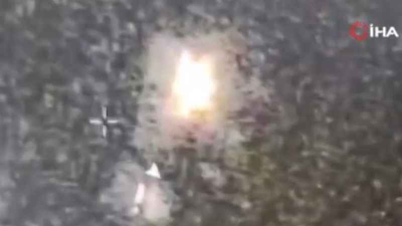 Ağdere’den ayrılan Ermeniler evlerini toplu halde ateşe veriyor