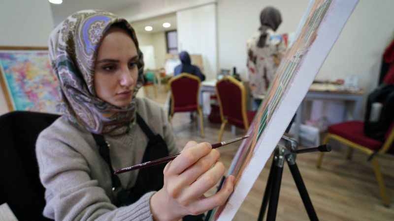 Ressam Cemal Toy'dan yağlı ve sulu boya atölyesi