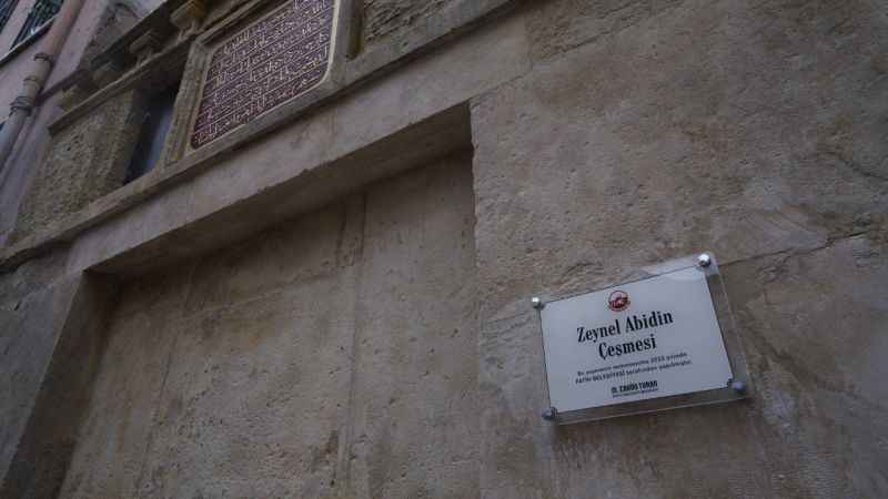 Zeynel Abidin Çeşmesi yeniden hayat buldu