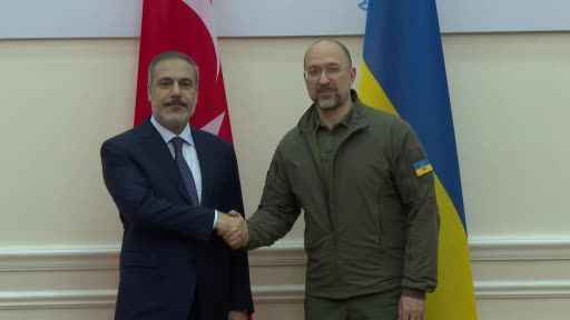 Bakan Fidan, Ukrayna Başbakanı Shimal ile görüştü