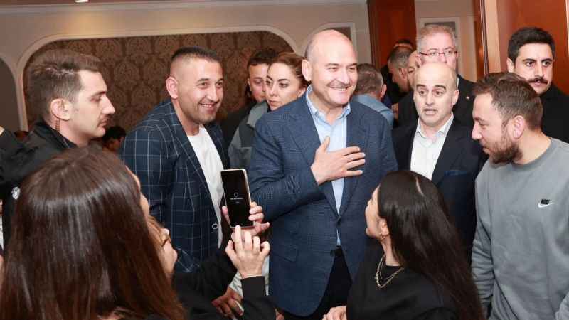 BAKAN SOYLU BULTÜRK'DE KONUŞTU