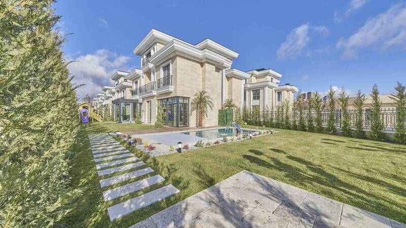 Akıllı ev teknolojisiyle inşa edilen Gökdemir Villaları projesinde sona yaklaşıldı