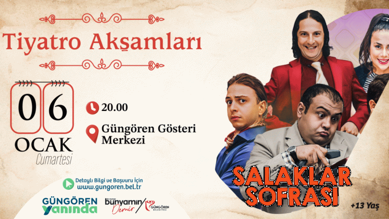 Güngören'de Tiyatro Akşamları sanatseverleri bekliyor