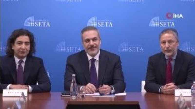 Dışişleri Bakanı Fidan, ABD’de SETA Vakfı’nı ziyaret etti