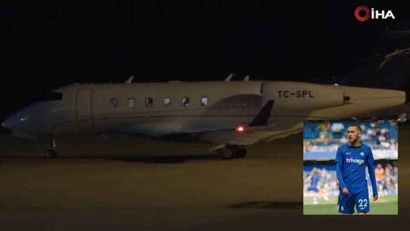 Hakim Ziyech, İstanbul’a geldi