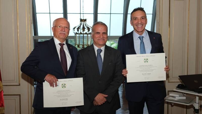 Haluk Yıldız’a İtalya Liyakat Nişanı