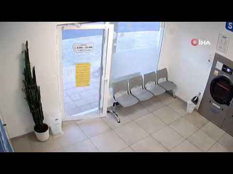 Çamaşır makinesi patladı, saniyelerle kurtuldu