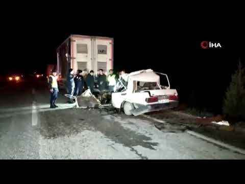 Uşak'taki kazada Nasuh Turan ve Nazif Turan hayatını kaybetti