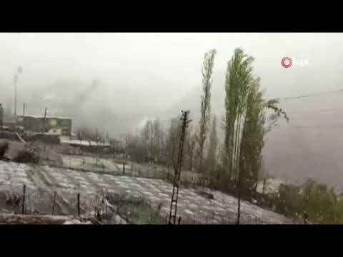 Batman'da nisan ayının son gününde 20 santimlik kar sürprizi