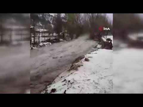 Ankara’nın köyleri beyaza büründü