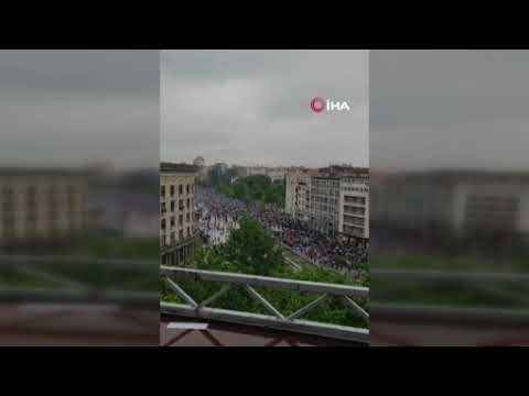 Sırbistan’da hükümet karşıtı protestolar devam ediyor