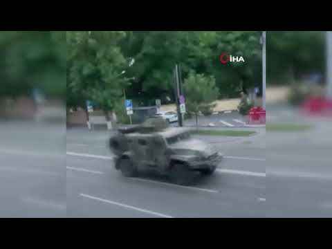 Rostov'da Zırhlı Araç Hareketliliği Sürüyor