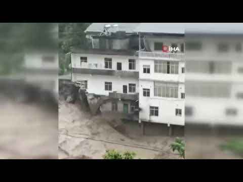 Çin’deki sel felaketinde 15 kişi öldü, 4 kişi kayboldu