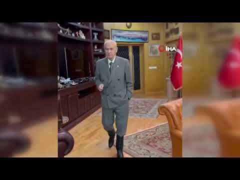 MHP’den çizmelerini giyen Devlet Bahçeli videosu ile Kıbrıs mesajı