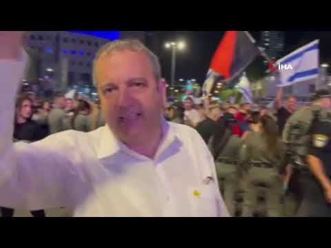 Tel Aviv’de 120 bin kişilik hükümet karşıtı protesto