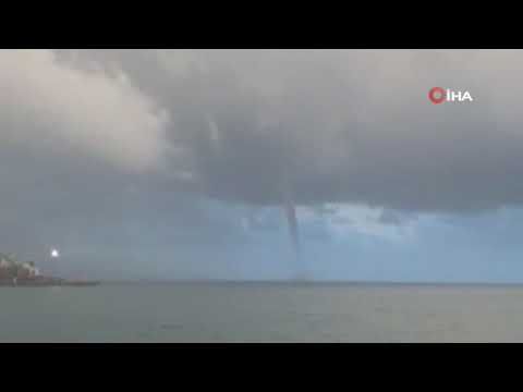 İskenderun körfezinde hortum