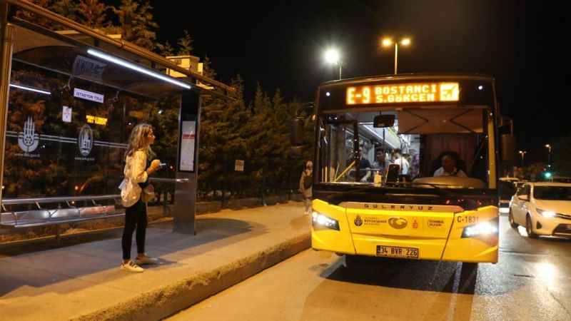 İstanbul'da gece hatlarıyla kesintisiz ulaşım