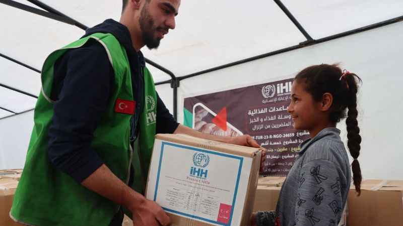 İHH ve BM’den Suriye’deki depremzede ailelere gıda desteği 
