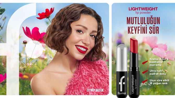 Zeynep Bastık x Yepyeni Flormar “Mutluluk Senin Rengin”