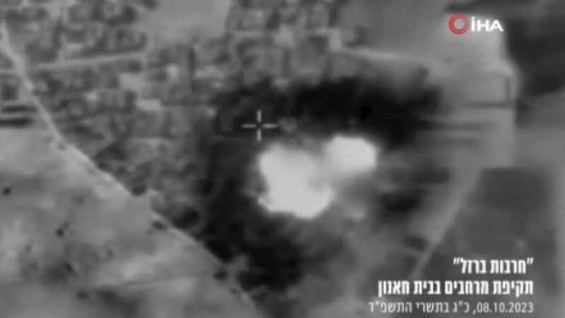 İsrail, Gazze Şeridi’nde 800 noktayı vurdu