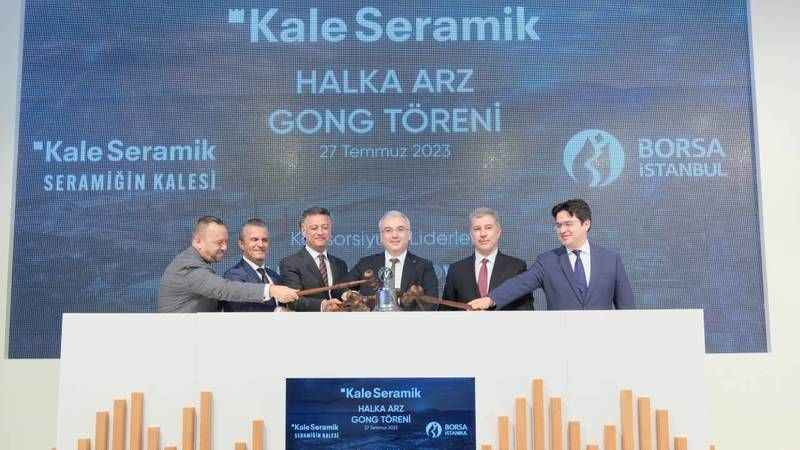 Borsa İstanbul’da gong Kaleseramik için çaldı