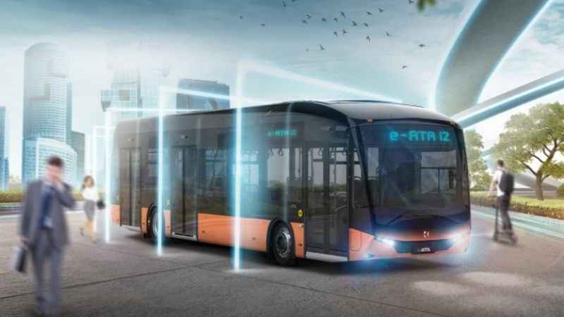 Karsan’ın 12 metrelik elektrikli otobüsü e-ATA Romanya yolcusu