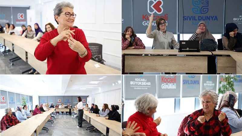 Kocaeli'de işaret dili kursları sessizlerin sesi oluyor