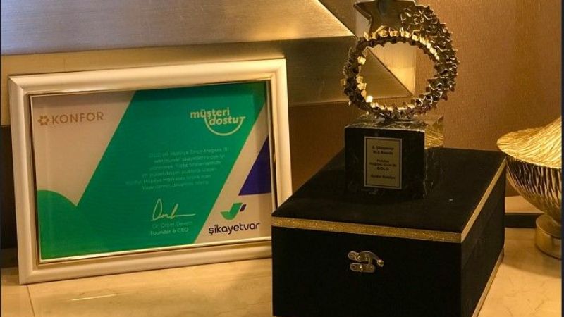 Konfor, ‘Mükemmel Müşteri Memnuniyeti’ ödülünün sahibi oldu