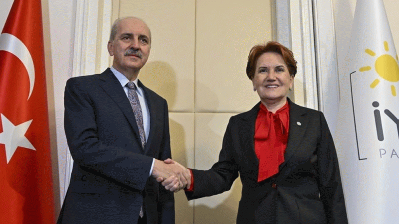 TBMM Başkanı Kurtulmuş'tan Akşener’e ziyaret