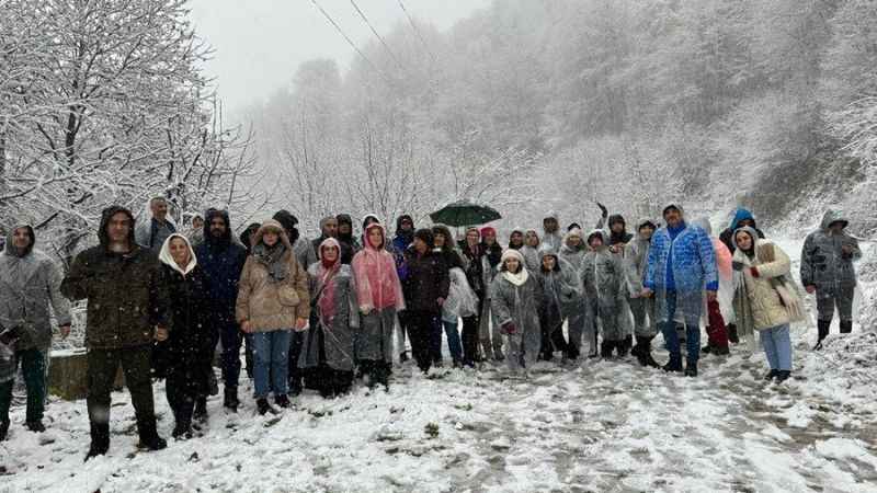 Maltepeli doğa tutkunları Oylat Mağarasını gezdi