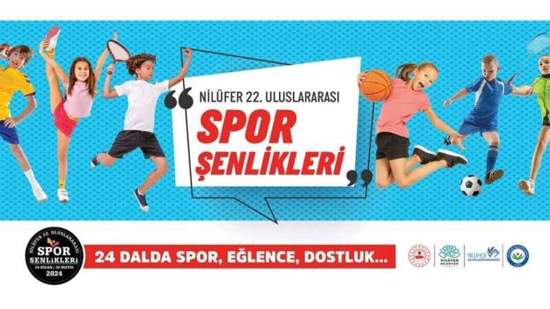 Nilüfer 22. Uluslararası Spor Şenlikleri gün sayıyor