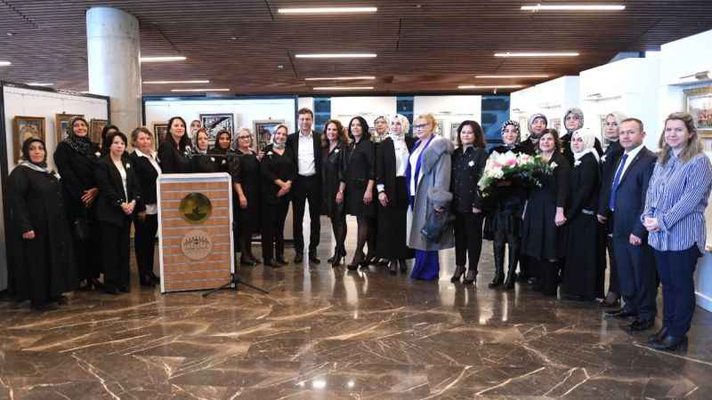 Kağıt Rölyef Sergisi sanatseverlerden tam not aldı Kağıt Rölyef Sergisi sanatseverlerden tam not aldı