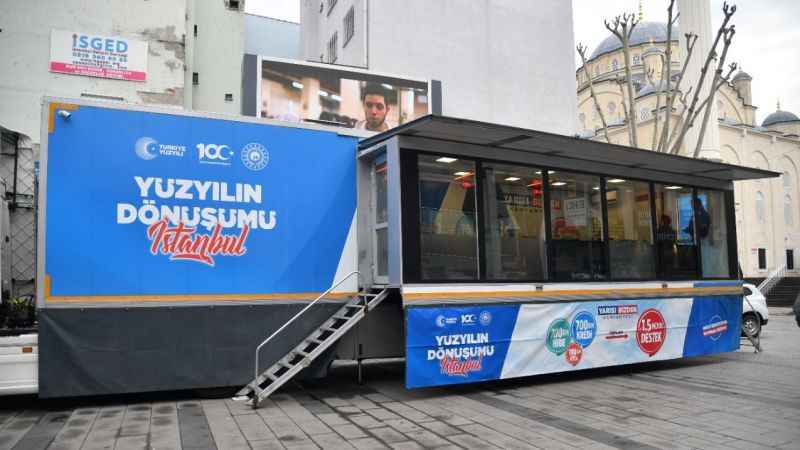 Yarısı Bizden Kampanyası Bilgilendirme Tırı Pendik'te