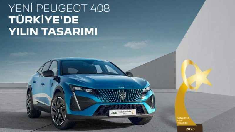 Peugeot 408, Türkiye’de ‘Yılın Tasarımı’ ödülünü kazandı
