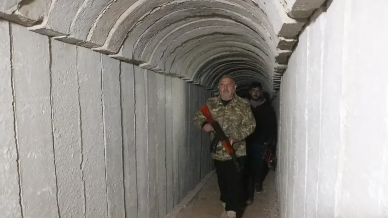 PKK/YPG’nin Suriye’de kullandığı tüneller ortaya çıktı