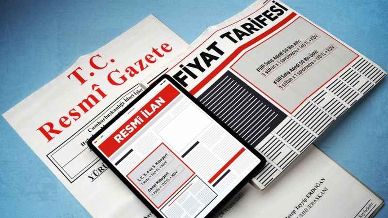 Resmi İlan Fiyat Tarifesinde rekor artış