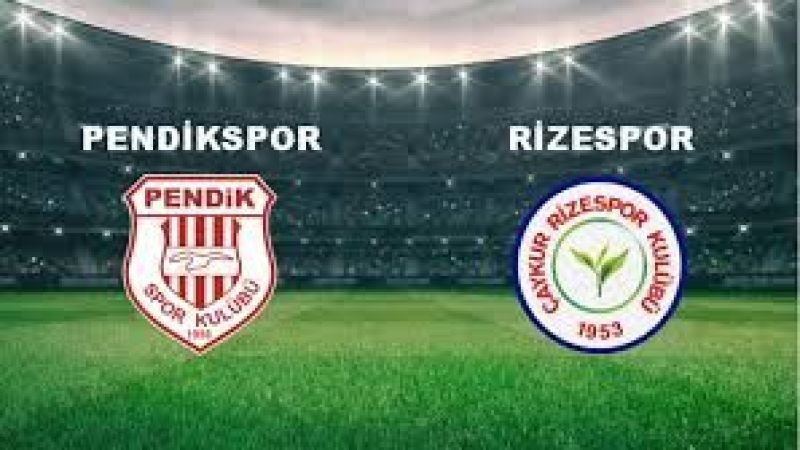Trendyol Süper Lig: Pendikspor: 2 - Çaykur Rizespor: 1 (Maç sonucu)