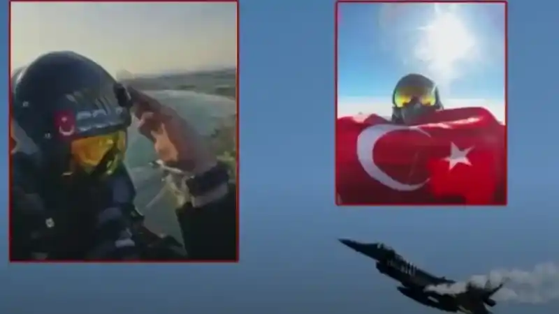 SOLOTÜRK Çanakkale Şehitlerini selamladı