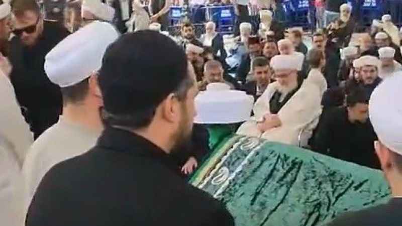 İsmailağa Cemaati lideri Hasan Kılıç son yolculuğuna uğurlandı