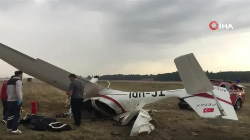 Bursa’da eğitim uçağı düştü, 2 pilot hayatını kaybetti