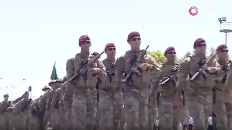 KKTC’ye barış çıkarmasının 50. yılında gövde gösterisi