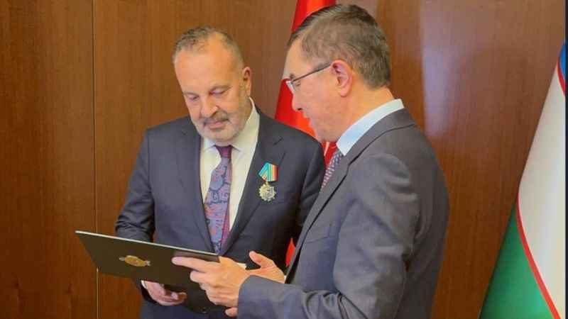 Cemil Kazancı Özbekistan Cumhurbaşkanı Tarafından “Dostluk Nişanı” ile ödüllendirildi