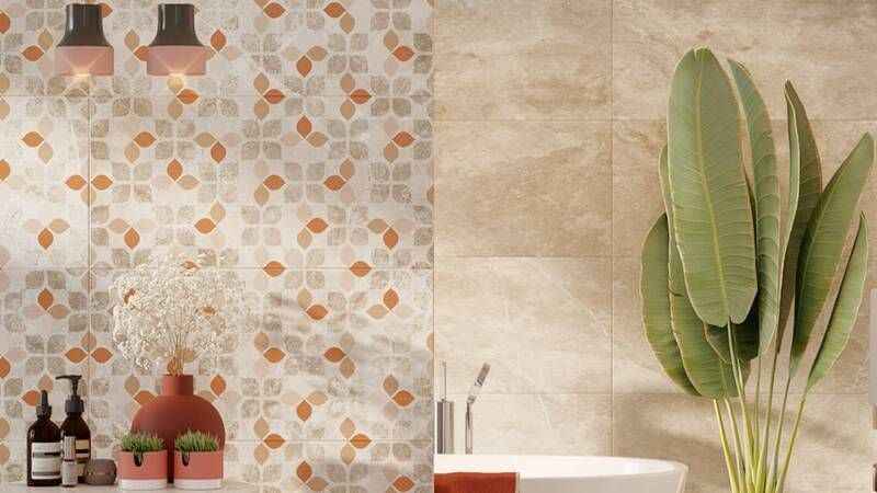 Doğal taş dokusunu doğanın renkleriyle buluşturuyor