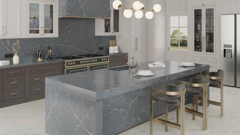 Silestone by Cosentino, Parisien Bleu ile mekanlarda sofistike bir atmosfer oluşturuyor