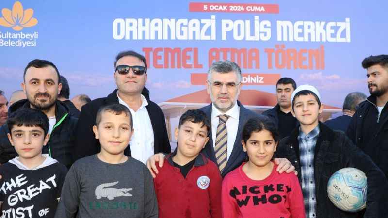 Sultanbeyli'de Orhangazi Polis Merkezi'nin temeli atıldı