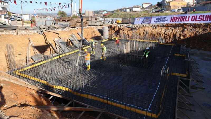Sultanbeyli'de Orhangazi Polis Merkezi'nin temeli atıldı