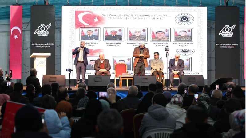 Sultangazi'de, şehitler için Mevlid-i Şerif okundu