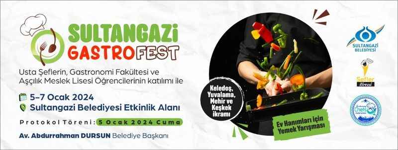 Sultangazi GastroFest'te ev hanımları hünerlerini gösterecek