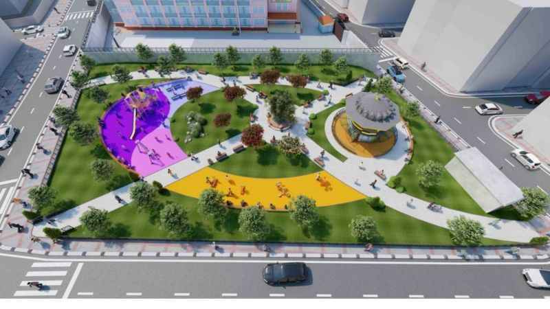 Sultangazi'ye Kitap Kafe’li yeni park